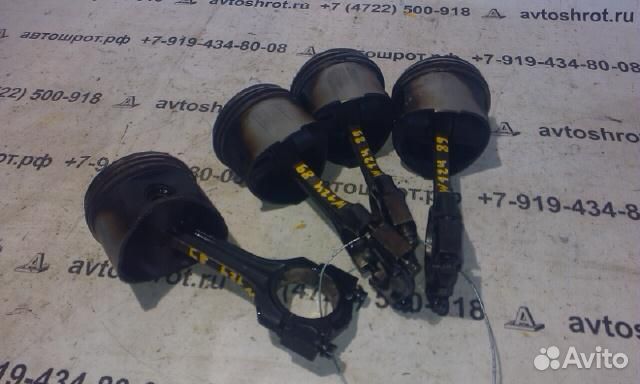 Поршень с шатуном км-т mersedesbenz W124 84-93г