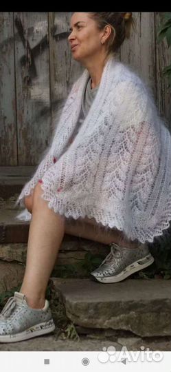 Платки ажурные паутинка