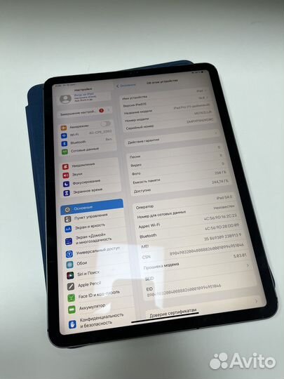 iPad Pro 11 2018 256gb Wi-Fi + Cellular