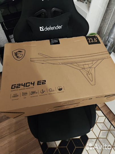 Монитор MSI G24C4 E2, VA, 1920x1080, 180 Гц