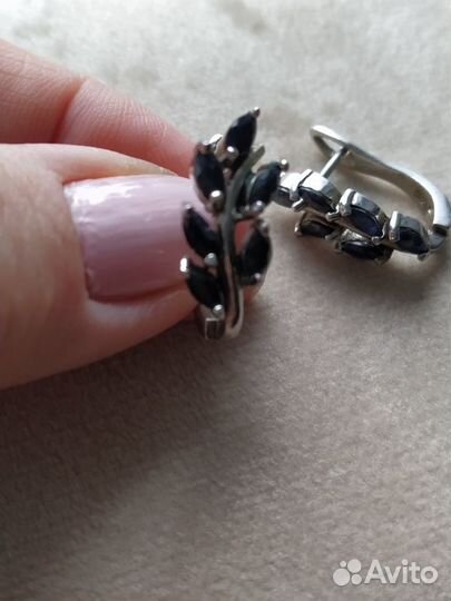 Серебряные серьги