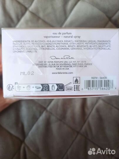 Парфюмерная вода oscar DE LA renta Bella Rosa