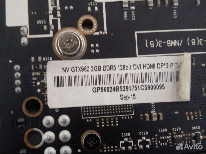 Видеокарта gtx 960 2 gb