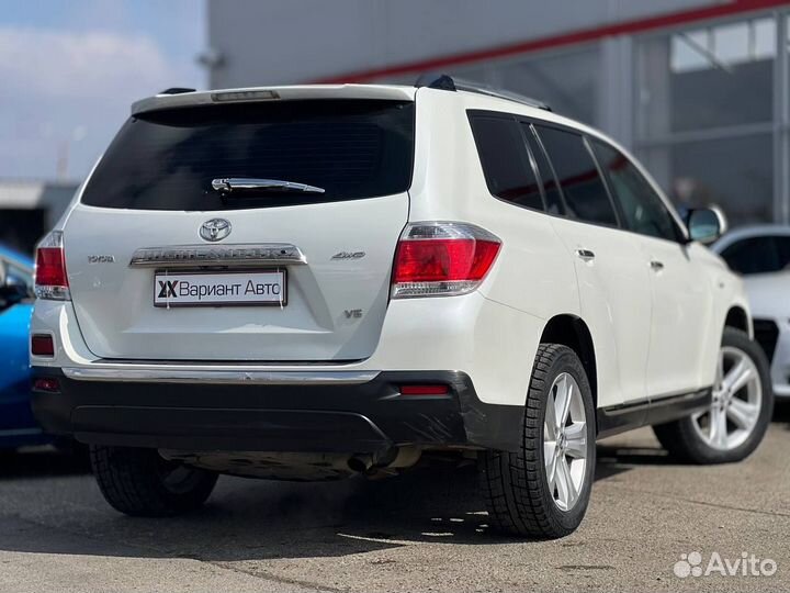 Toyota Highlander 3.5 AT, 2011, 205 000 км