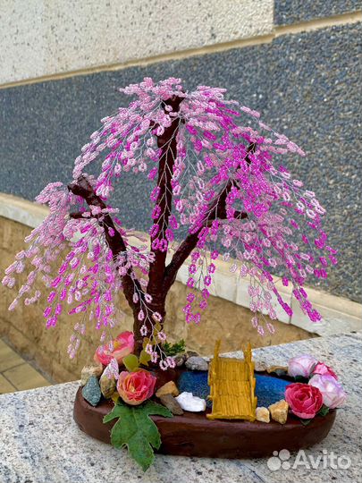 Сакура из бисера