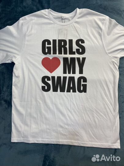 Футболка Girls Love my swag