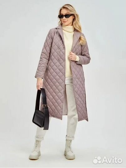 Пальто стёганое, плащ