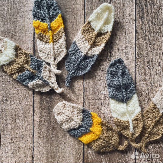 Перья для рукоделия, ловца снов, мобиля и панно