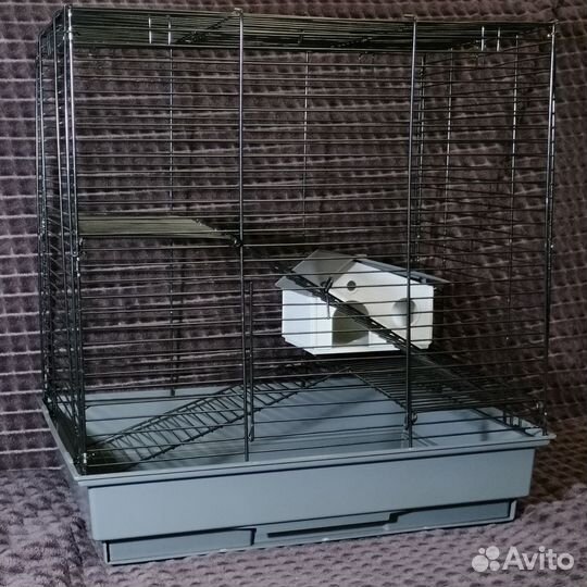 Клетка для грызунов б/у и аксессуары в комплекте