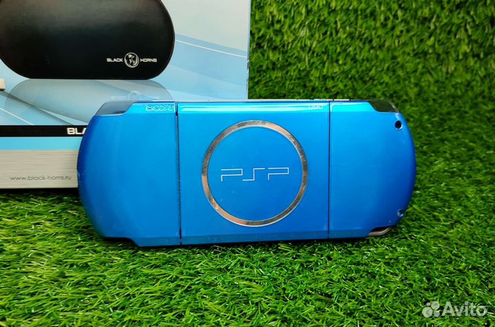 Sony PSP 3008 Blue 32GB + Игры + Комплект