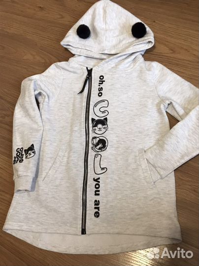 Толстовка худи бомбер