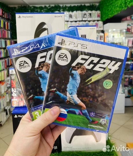 Ea fc 24 ps5/ps4 диск русская озвучка