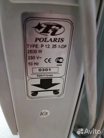 Масляный обогреватель polaris