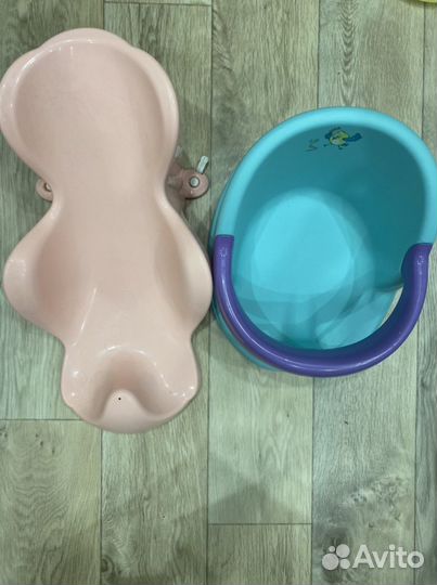 Стул и горка для купания