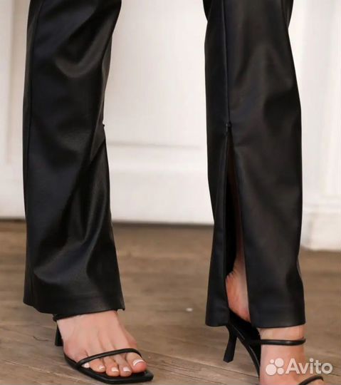 Брюки эко кожа