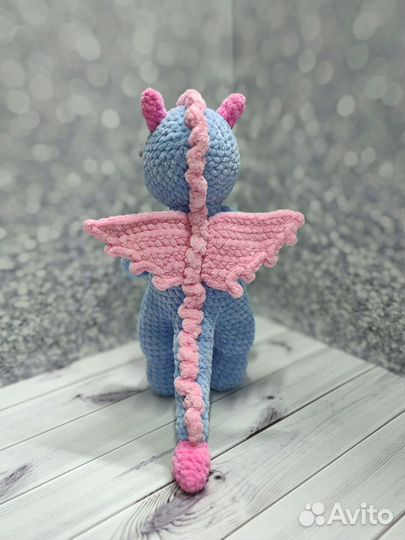 Вязаная игрушка Дракончик. Ручная работа