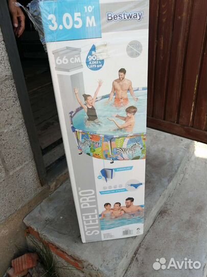 Каркасный бассейн новый