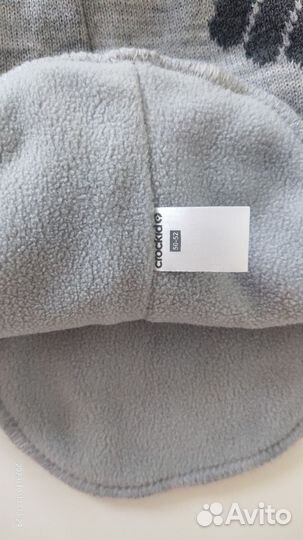 Шапка-шлем crockid зима (50-52)