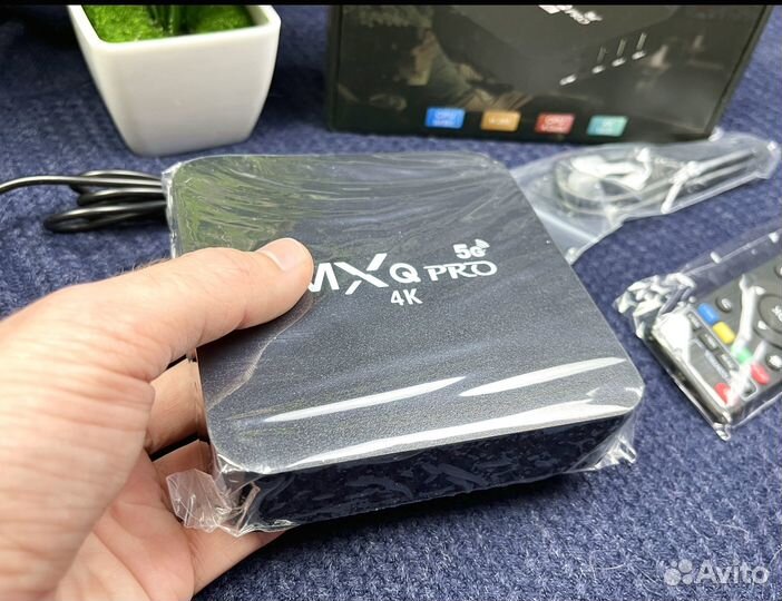 Тв приставка MXQ 4k Pro - 8 оперативки 128 диск