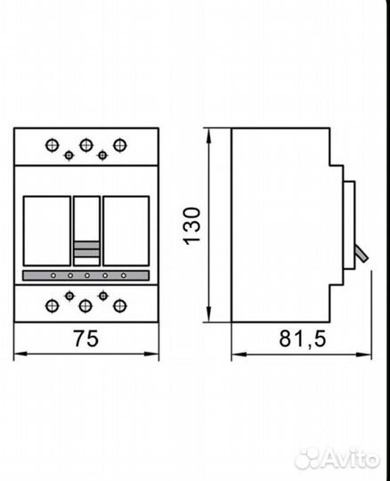 Выключатель автоматический Dekraft