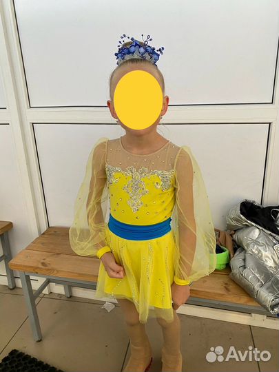 Платье для фигурного катания рост 134