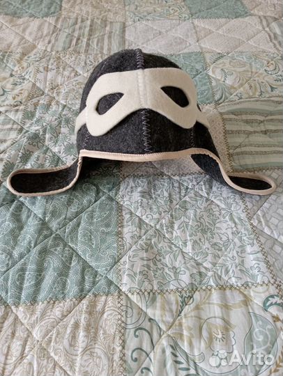 Шапка лётчика для бани