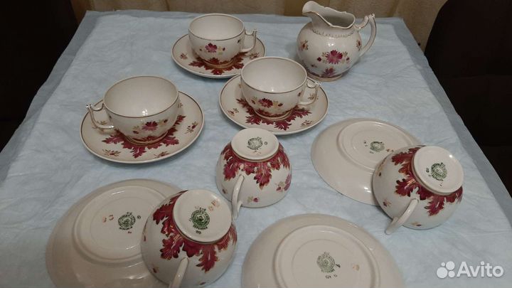 Чайный сервиз вербилки СССР, салатник Италия