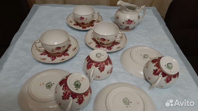 Чайный сервиз вербилки СССР, салатник Италия