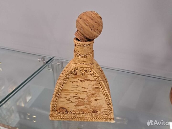 Коньячный Набор из бересты: Штоф, Рюмки