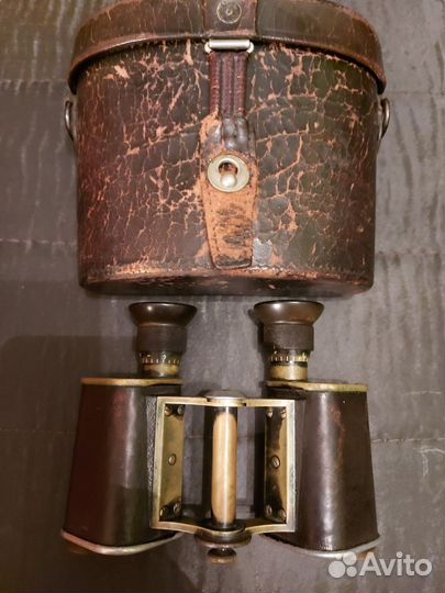 Редкий бинокль Carl Zeiss jena feldstecher х8 кофр