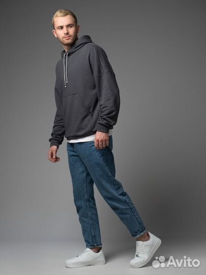 Худи базовый однотонный без начеса. BlokadaOne