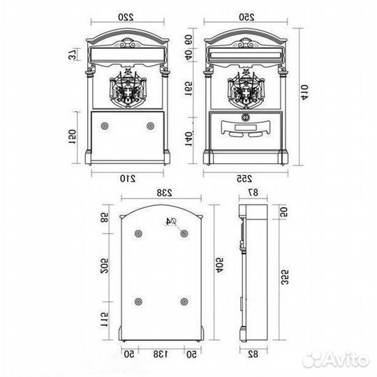 Ящики для почты - Античный