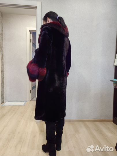 Шуба мутоновая