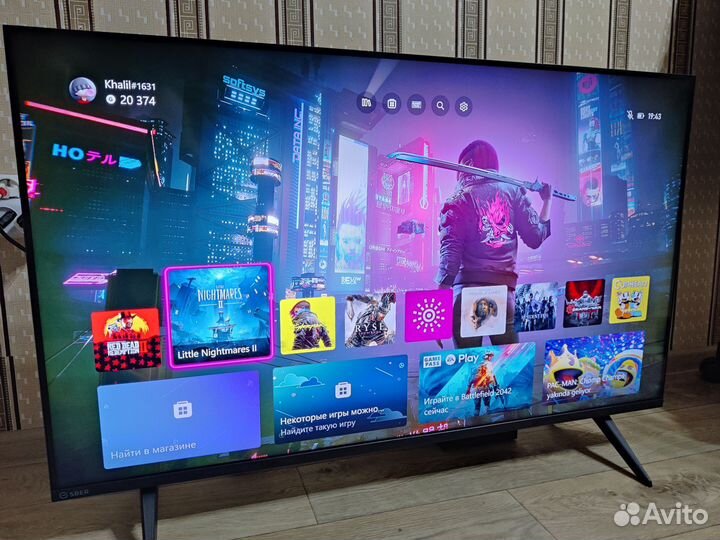 Телевизор sber sdx-43u4126 4k