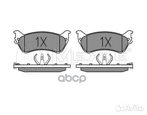 Колодки mercedes-benz BM 163 (M-class) (02/98-0