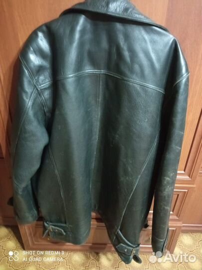 Кожаная куртка мужская
