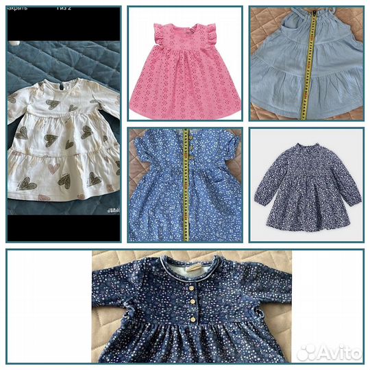 Платье для девочки 80