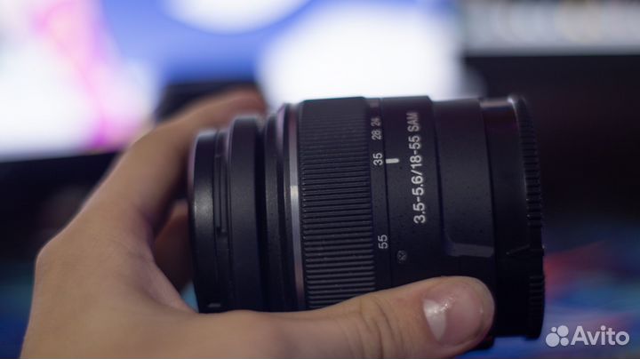 Два обьектива sony a 18-55 f3.5-5.6