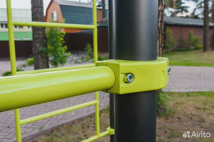 Воркаут (наклонная скамья, 3 перекладины) W230