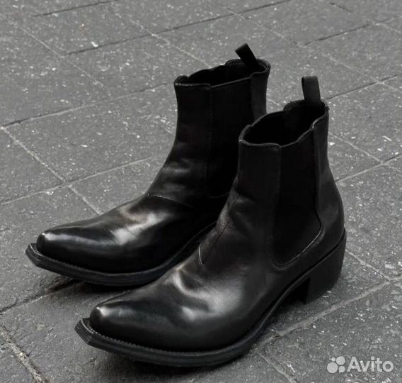 Эталонные авангардные мужские челси ручной работы