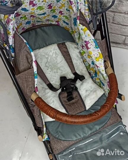 Детские санки коляска