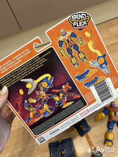 Игровой набор marvel танос и транспорт hasbro