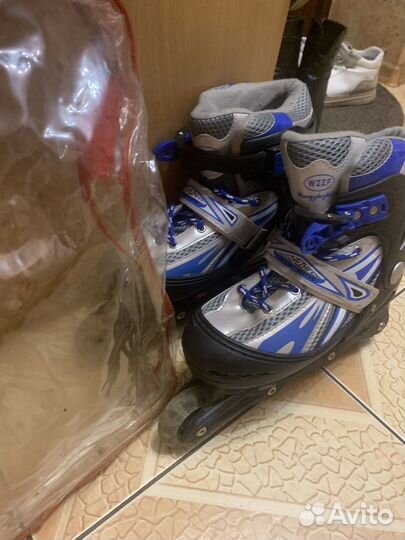 Роликовые коньки детские раздвижные