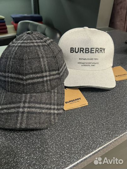 Бейсболка burberry новая