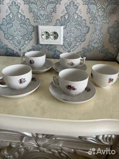 Старинные чайные пары вербилки