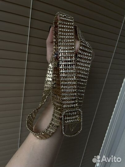 Ремень из страз