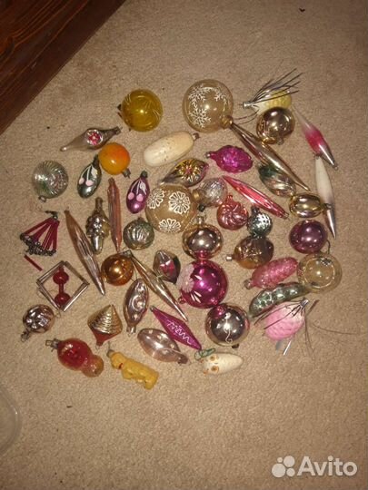 Елочные игрушки СССР