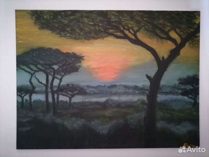 Картина маслом пейзаж