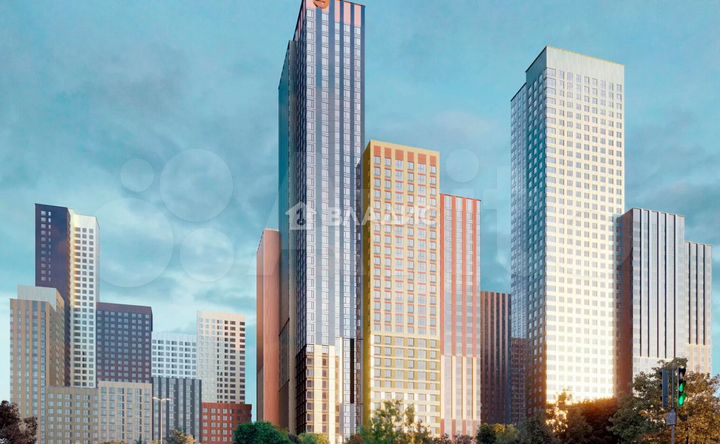 2-к. квартира, 60,8 м², 19/44 эт.