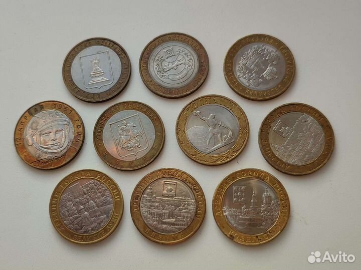 10 рублей биметалл